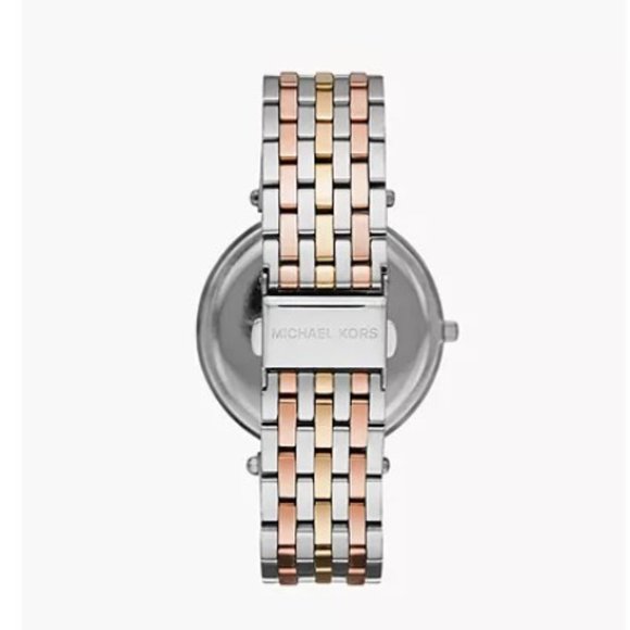 Michael Kors Tri-Tone Glitz Darci Watch